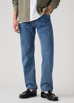 Уценка! мужские джинсы levi’s 505 regular 005054891 - синие (medium stonewash), прямой крой, 100% хлопок. оригинал.