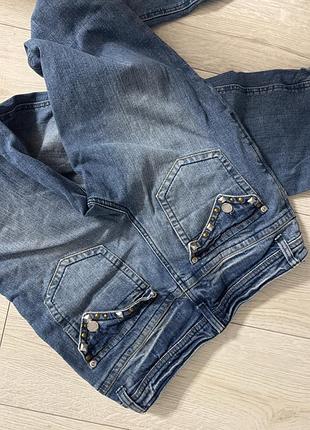 Джинси кльош bootcut straight opium archive diesel rick owens 2000s y2k vintage blue low rise