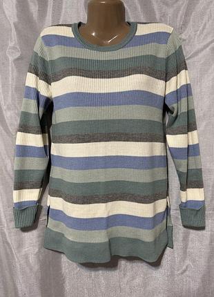 Женский свитер в рубчик cotton