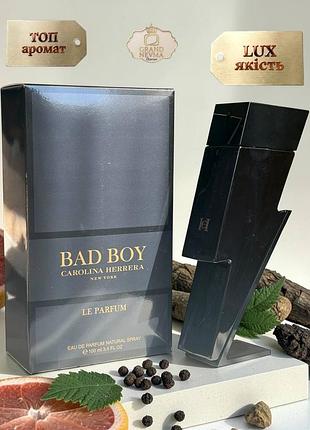 Мужской парфюм carolina herrera bad boy le parfum (каролина эррера бед бой ле парфюм) 100 мл. шлейфовый аромат (кожаный)