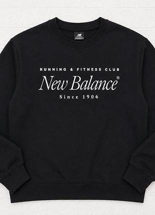 Свитшот new balance оригинал черный размер m