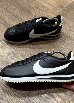 Кожаные кроссовки nike cortez, размер 40