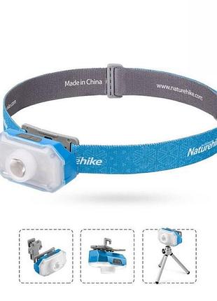 Ліхтар налобний naturehike nh18t001-a, блакитний