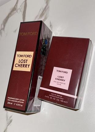 Набір 2в1🎁парфуми 100 мл +крем для тіла ✨lost cherry tom ford✨розкішний аромат