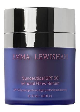 Минеральная солнцезащитная сыворотка emma lewisham sunceutical spf 50 mineral glow serum