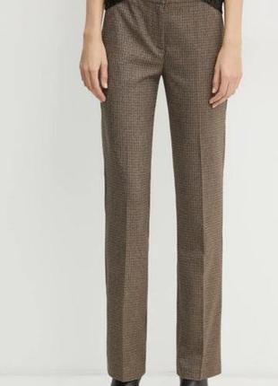 Акція!!! розпродаж!!! жіночі вовняні штани бренду gerry weber (оригінал).гудзик промаркований, логотип бренду.