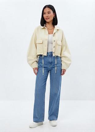 Джинсова куртка сорочка missguided  l/xl