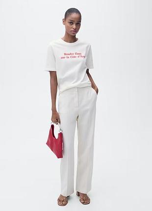 Футболка біла жіноча mango, р. l