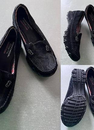 Шкіряні лофери skechers