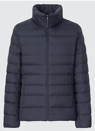 Пухова куртка uniqlo ultra light down jacket, темно-синя, xxl