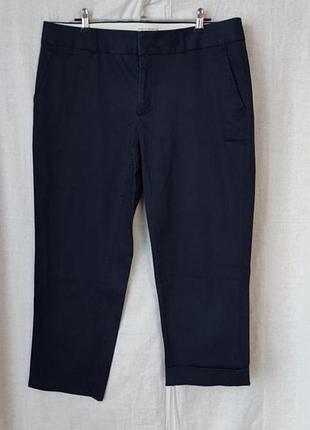 Брюки коттоновые прямые banana republic роз. 46