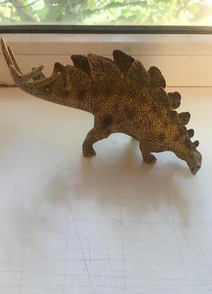 Колекційна фігурка стегозавр schleich 14568 (динозавр шляйх)