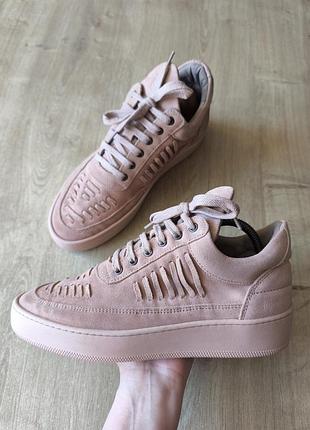 Крутые женские кожаные ботинки кроссовки  filling  pieces, нидерланды, р.39.