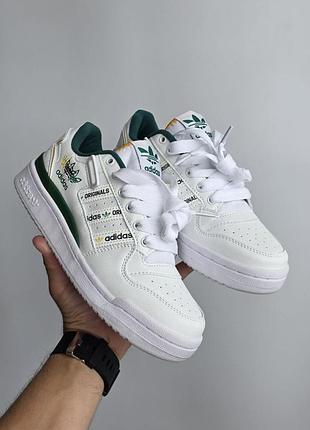 Adidas forum
• white / green •