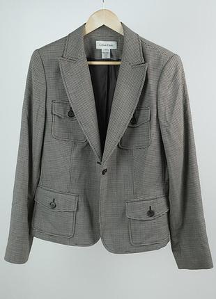 Жакет calvin klein, m, 98% вовна, сафарі стиль