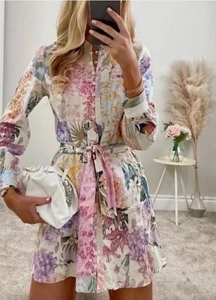 Сукня zara льон