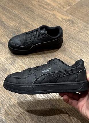 Детские кожаные кроссовки puma caven, размер 31