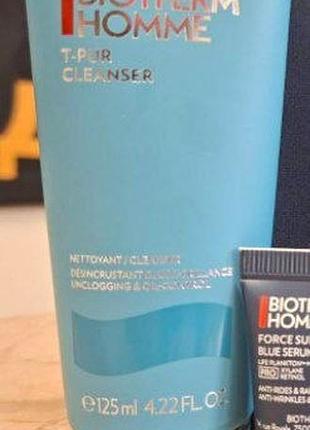 Гель для умывания мужской biotherm homme t-pur