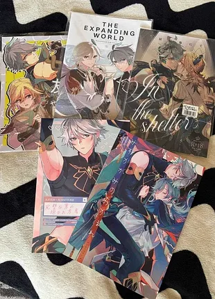 Коллекція додзинсі kaveh, alhaitham - genshin impact - yaoi bl doujinshi