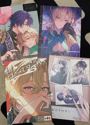 Коллекція додзинсі dr.ratio x aventurine - honkai: star rail - yaoi bl doujinshi