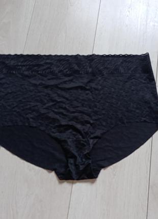 Чорні безшовні трусики великого розміру m&s 3xl 18 46