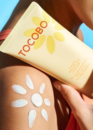 Tocobo vita soft daily sun lotion 150ml сонцезахисний лосьйон для обличчя та тіла з вітаміном е 150 мл