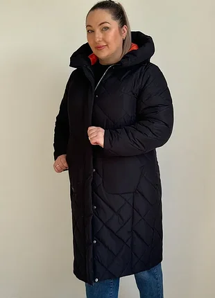 Черная зимняя куртка eva classic