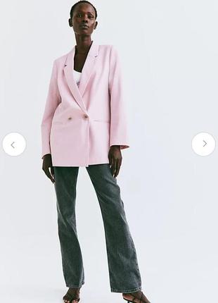 Бавовняний піджак жакет h&m