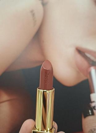 Помада для губ n12 nude instinct yves saint laurent rouge pur couture caring satin lipstick сатиновая стойкая