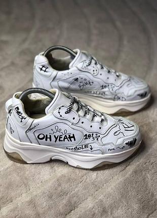 🤍 женские кроссовки sacha в стиле dad sneakers 🖤кожаные женские кроссовки размер 38