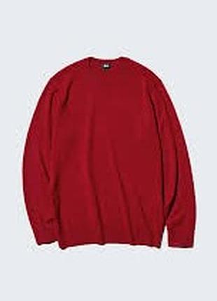 Свитер    uniqlo из 100% кашемира с круглым вырезом нюанс