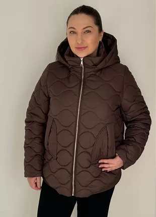 Куртка коричневая летиция eva classic
