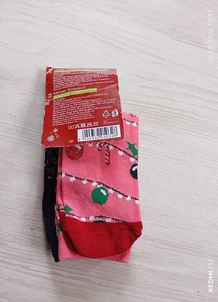 2 пары новогодних женских носков esmara 35-38