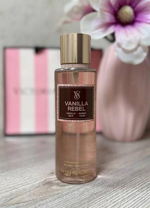Парфумований зволожуючий спрей victorias secret vanilla rebel fragrance body mist