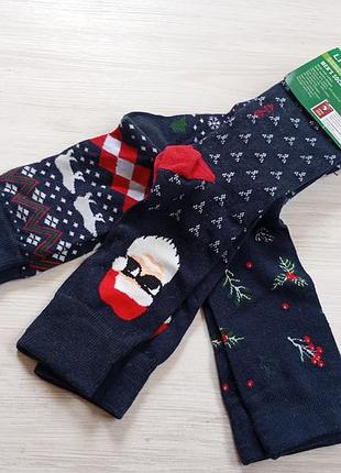 3 пары мужские новогодние носки livergy 43-46