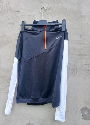 Женская беговая толстовка nike running top теплая и легкая м