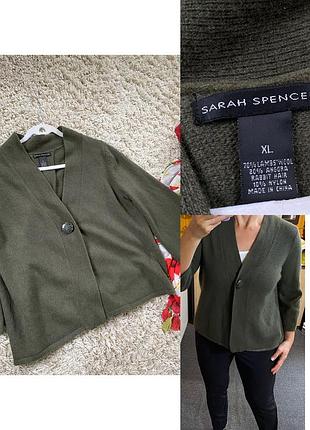 Шикарний вовняний кардиган вільного крою,sarah spencer,p.l-xl