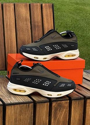 Мужские кроссовки nike air max sndr 🔥 хаки/черные | gore-tex | супер цена!
