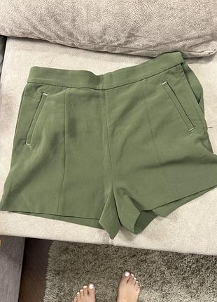 Шорти оливкові h&m