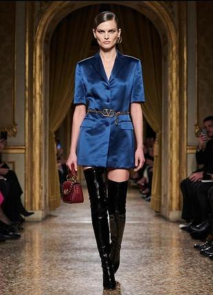 Шикарний колекційний вінтажний жакет, вовна/шовк, від valentino, s/m