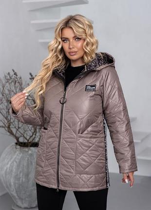 Женская куртка весна-осень до 64 размера