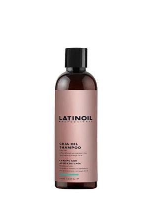 Шампунь відновлюючий latinoil chia repair shampoo з олією чіа 250 ml