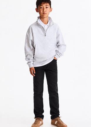 H&m 140-146 чорні джинси slim fit