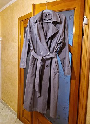 Тренч h&amp;m divided s | серый плащ | легкий | состояние нового
