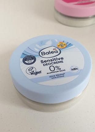 Дезодорант-крем для чувствительной кожи balea deocreme sensitive
