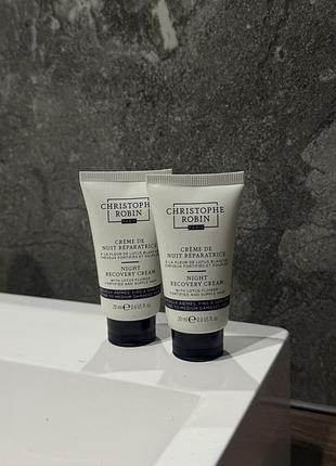 Нічний крем для волосся christophe robin night recovery cream 20 мл