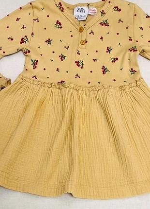 Сукня zara на дівчинку 86/92 см