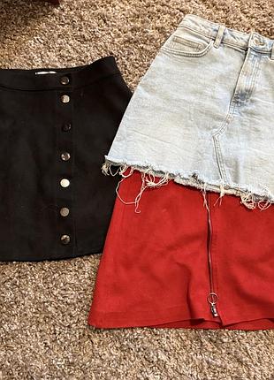 Спідниця zara, віддаю три спідниці