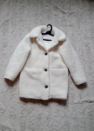 Мега крутая детская шубка пальто теди 140 рост zara