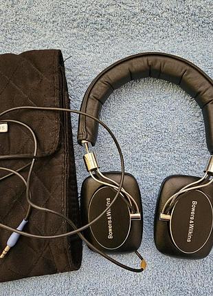 Оригинальные наушники bowers 8 wilkins р5, черного цвета.